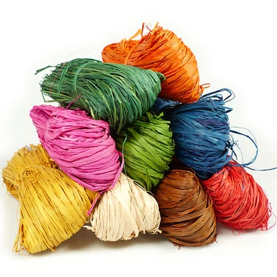 Raffia, 50 g - különféle színekben