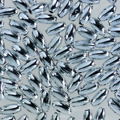 Zabszemgyöngy, 3x6 mm - ezüst