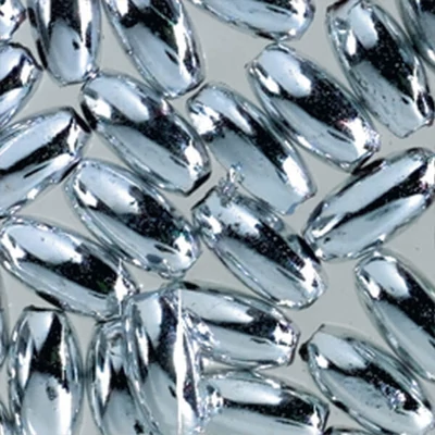 Zabszemgyöngy, 4x8 mm - ezüst