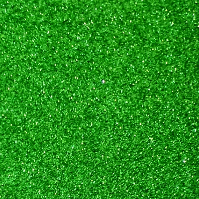 Dekorgumi - csillámos zöld