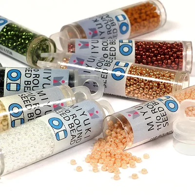 Miyuki japán üveggyöngy, kásagyöngy 11/0 - Dark Beige Ceylon