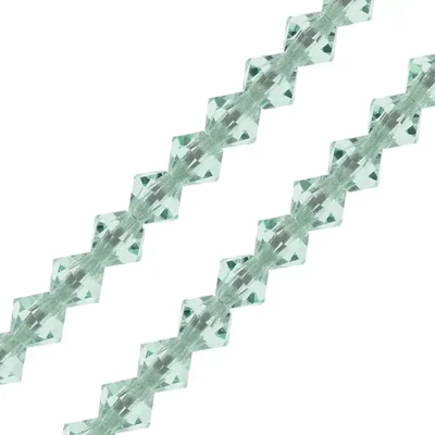Preciosa kúpos kristálygyöngy füzér, 6 mm - Chrysolite