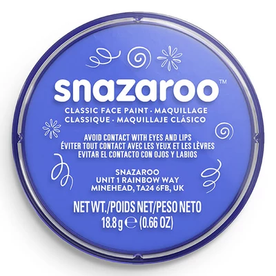 Snazaroo arcfesték korong - égkék, sky blue 355