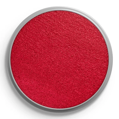 Snazaroo arcfesték korong - csillámos piros, sparkle red 550