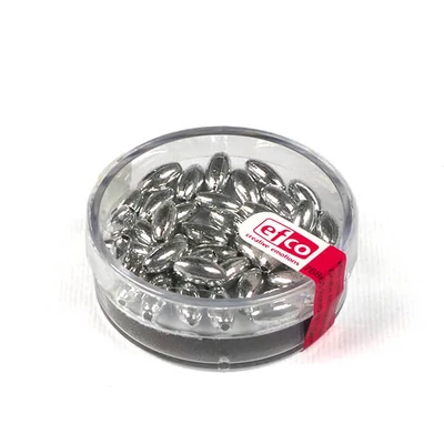 Zabszemgyöngy, 4x8 mm - ezüst, dobozban