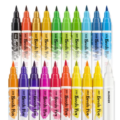 Talens Ecoline Brush Pen akvarell ecsetfilc készlet - 20 db