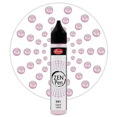 Zen Pen pöttyöző festéktoll, 28 ml - lótusz