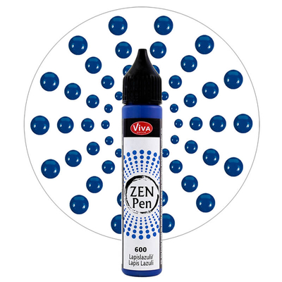 Zen Pen pöttyöző festéktoll, 28 ml - lapis lazuli