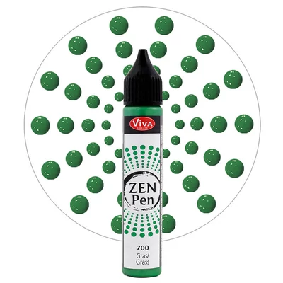 Zen Pen pöttyöző festéktoll, 28 ml - fűzöld