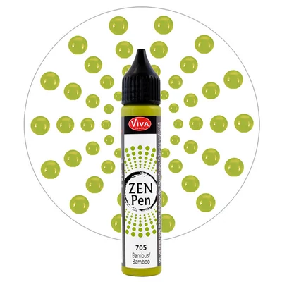 Zen Pen pöttyöző festéktoll, 28 ml - bambusz