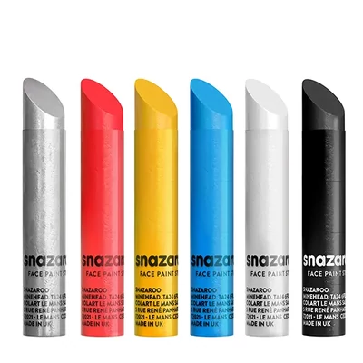 Snazaroo arcfestő kréta készlet - 6 szín, kaland