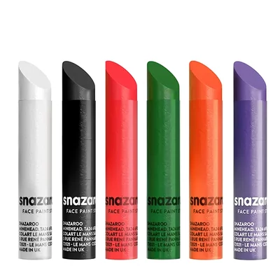 Snazaroo arcfestő kréta készlet - 6 szín, halloween