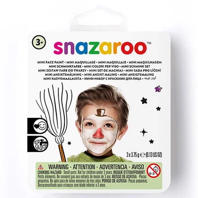 Snazaroo arcfesték készlet, mini - hóember