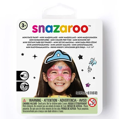 Snazaroo arcfesték készlet, mini - ünnepi fesztivál