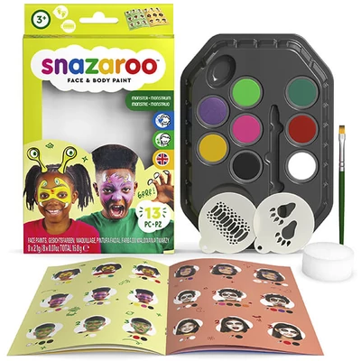 Snazaroo arcfesték készlet - Szörnyek, űrlények