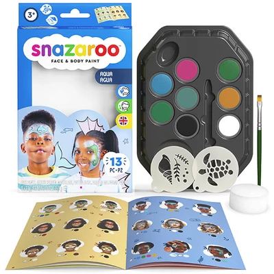 Snazaroo arcfesték készlet - Óceán, vízi élet