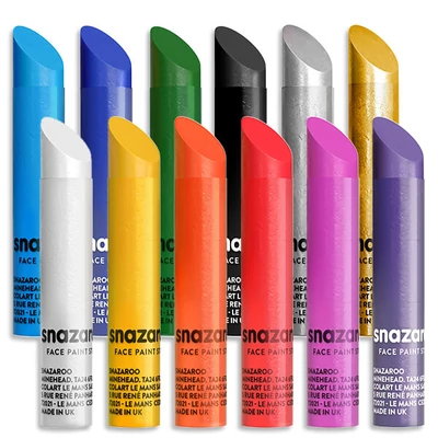 Snazaroo arcfestő kréta készlet - 12 szín