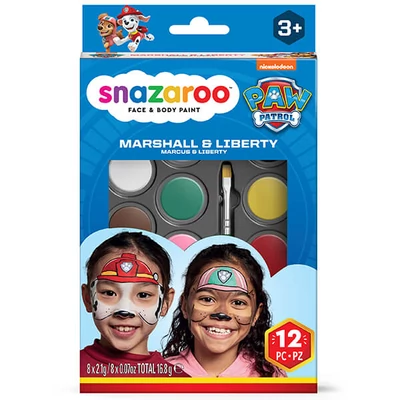 Snazaroo arcfesték készlet, Mancs őrjárat - Marshall és Liberty