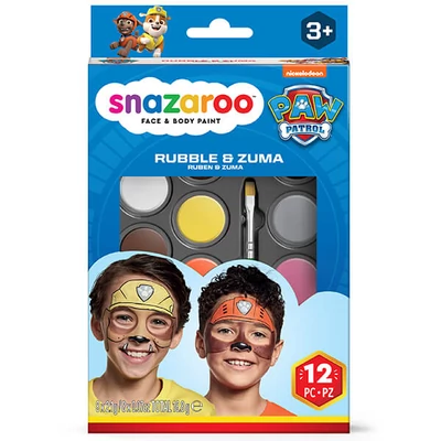 Snazaroo arcfesték készlet, Mancs őrjárat - Rubble és Zuma