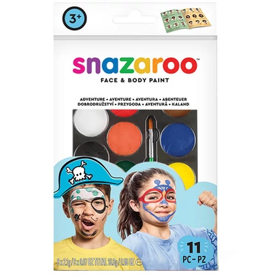 Snazaroo arcfesték készlet - kaland