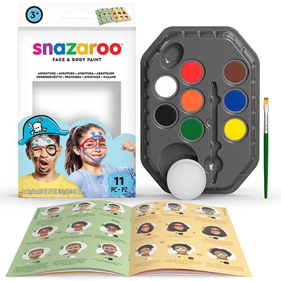 Snazaroo arcfesték készlet - kaland