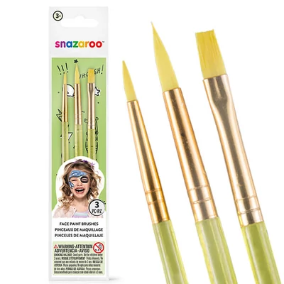 Snazaroo arcfestő ecsetkészlet, 3 db