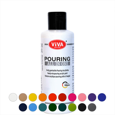 Pouring festék, All in One, 90 ml - különféle színekben