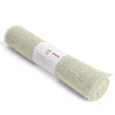 Juta asztali futó, asztalközép, 30 cm, 2,5 méter - 02 krém