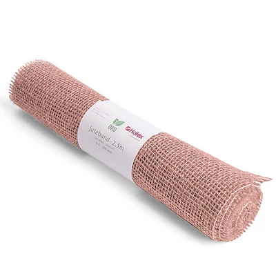 Juta asztali futó, asztalközép, 30 cm, 2,5 méter - 36 vintage rózsaszín