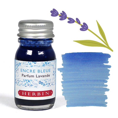 Illatos tinta, J. Herbin, 10 ml - kék tinta, levendula illat
