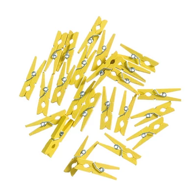 Facsipesz, 30 mm, 24 db - sárga