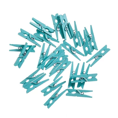 Facsipesz, 30 mm, 24 db - világoskék