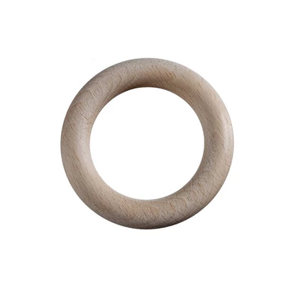 Fa alapkarika bükkfából, álomfogó - 7 cm, 1 db