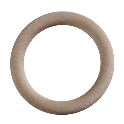 Fa alapkarika bükkfából, álomfogó - 10 cm, 1 db