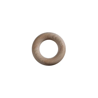 Fa alapkarika bükkfából, álomfogó - 4 cm, 6 db