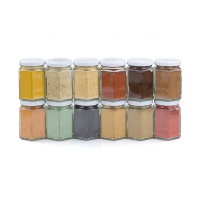 Kremer pigment - Föld pigment válogatás, 12 darabos készlet