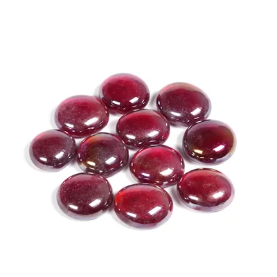  Üvegkavics kör, átlátszó, 50 g - piros