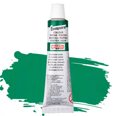 KOH-I-NOOR tempera, 16 ml - cinóber sötétzöld