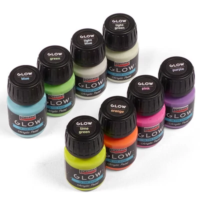 Pentart Glow sötétben világító akrilfesték, 30 ml - különféle színekben