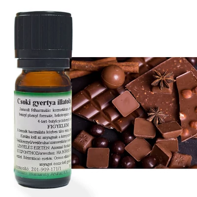 Illóolaj gyertyához, 10 ml - csoki gyertyaillat