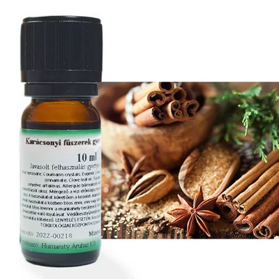 Illóolaj gyertyához, 10 ml - karácsonyi fűszerek gyertyaillat
