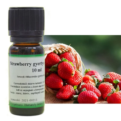 Illóolaj gyertyához, 10 ml - eper gyertyaillat
