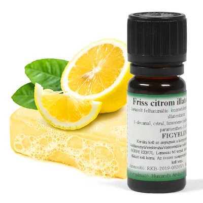 Illatolaj szappanhoz, 10 ml - Friss citrom
