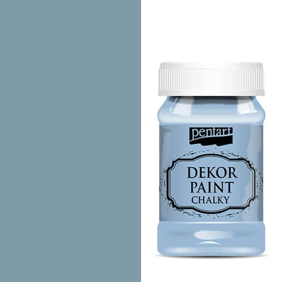 Pentart Dekor Paint Chalky krétafesték, 100 ml - lenkék