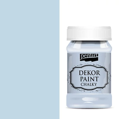 Pentart Dekor Paint Chalky krétafesték, 100 ml - jégkék