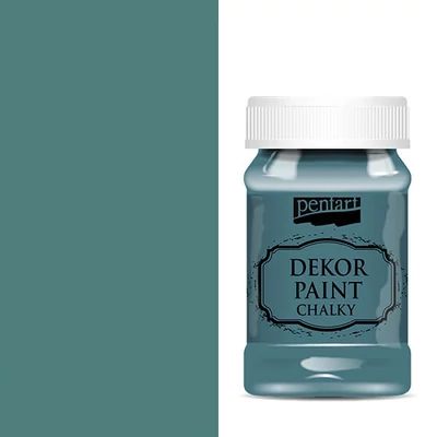 Pentart Dekor Paint Chalky krétafesték, 100 ml - méregzöld