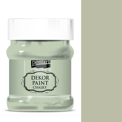 Pentart Dekor Paint Chalky krétafesték, 230 ml - country-zöld