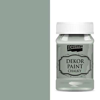Pentart Dekor Paint Chalky krétafesték, 100 ml - olajfazöld