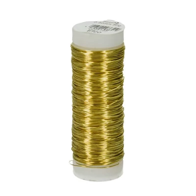 Ékszer drót, 0,3 mm, 80 m - sárgaréz