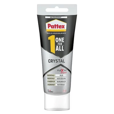 Pattex One For All Crystal szerelési ragasztó, 90 g	